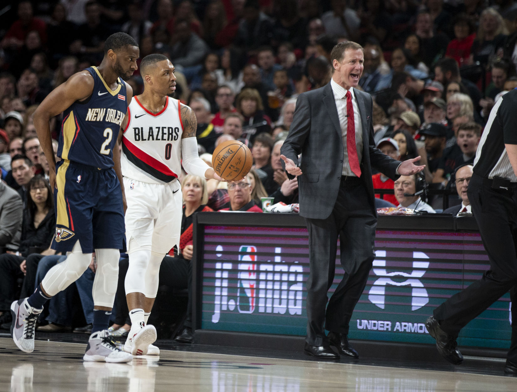 Pelicans Trail Blazers Basketball